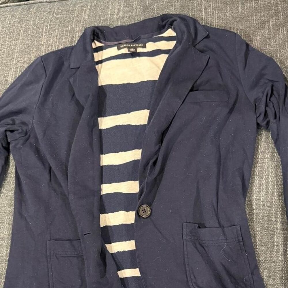 Banana-republic Women's Navy and Blue Cardigan